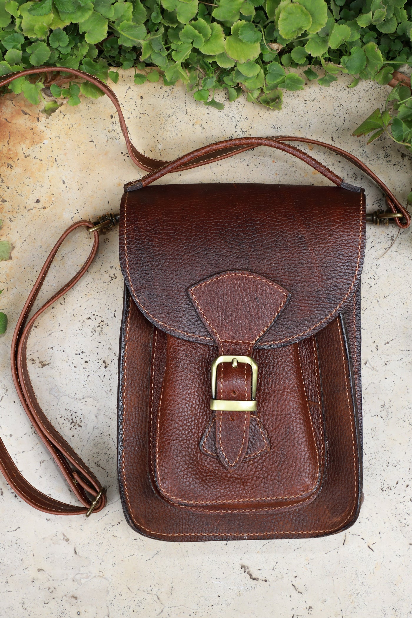 Dark Brown Men's Backpack