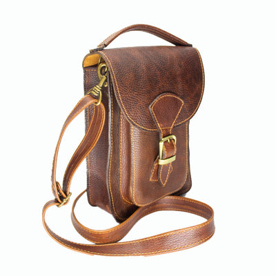Large Dark Brown Men's Backpack