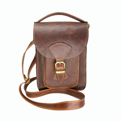 Large Dark Brown Men's Backpack