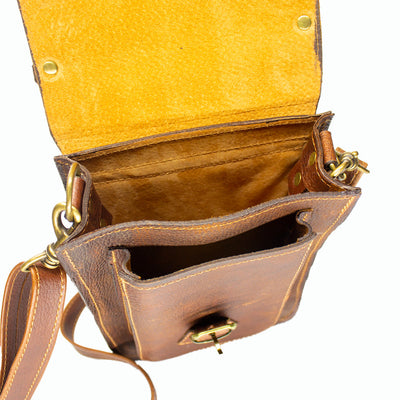 Large Dark Brown Men's Backpack
