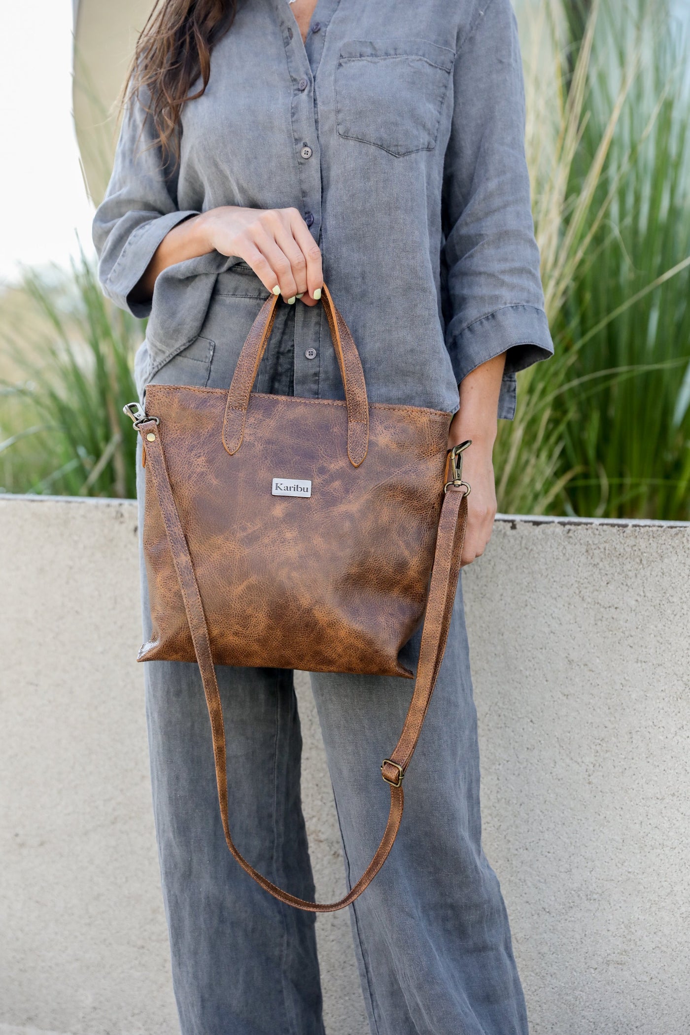 Kika Coffee Marbled Wallet