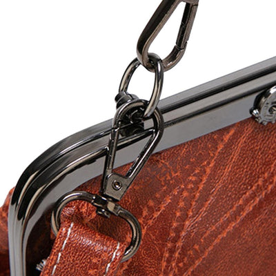 Vintage kiss lock handbag