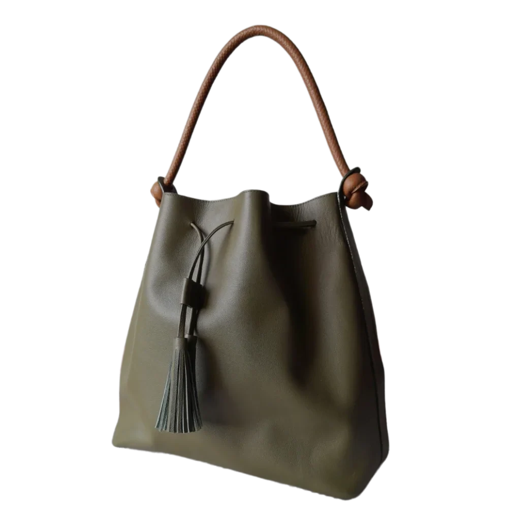 Olive Green Jade Women's Leather Handbag