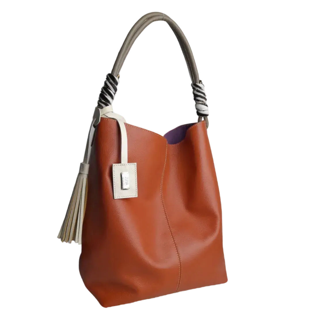Leah Ginger Women's Leather Handbag
