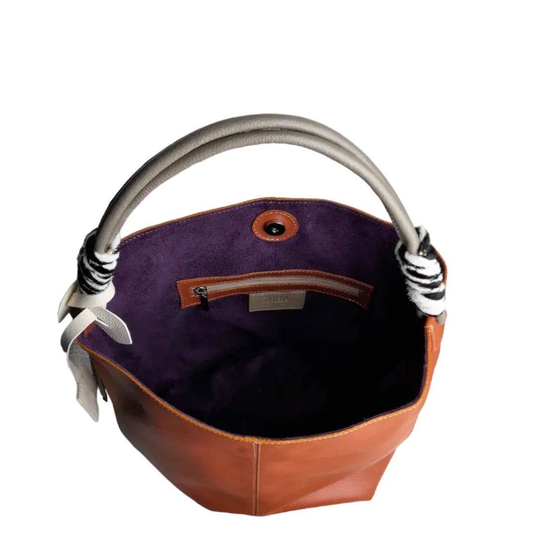 Leah Ginger Women's Leather Handbag