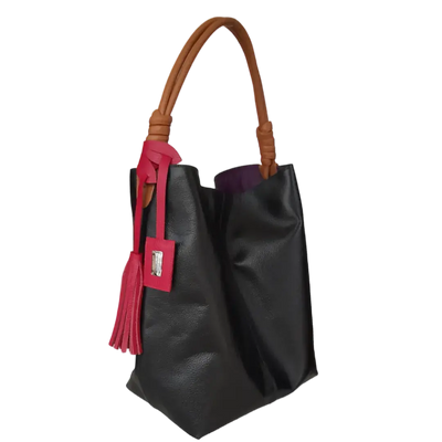 Leah Black Women's Leather Handbag