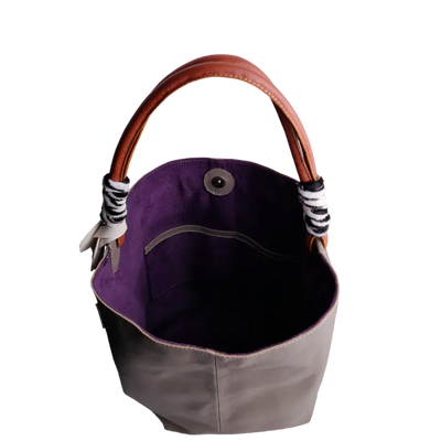 Leah Taupe Women's Leather Handbag