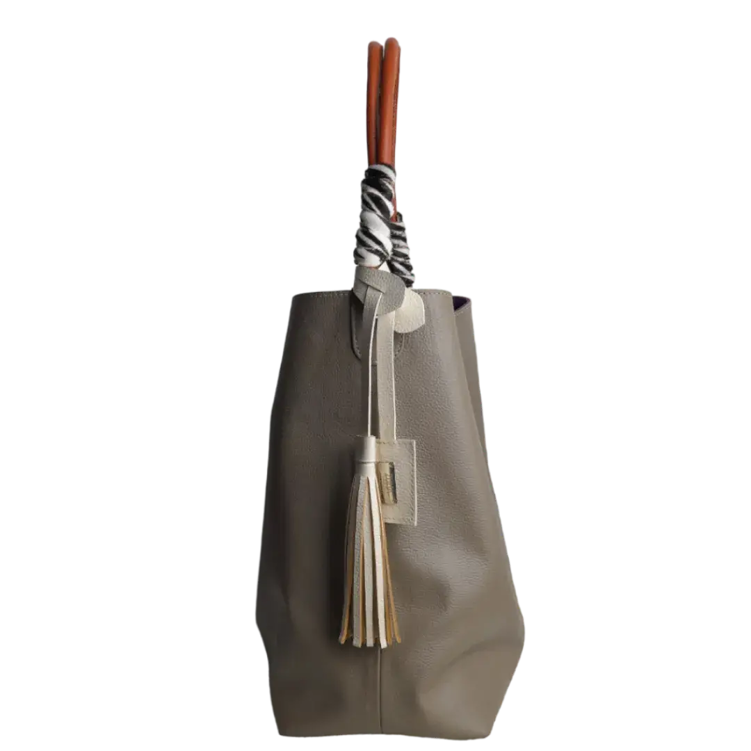 Leah Taupe Women's Leather Handbag