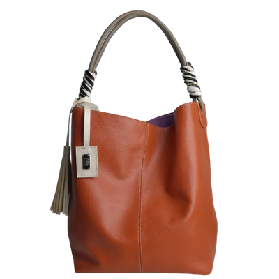 Leah Ginger Women's Leather Handbag