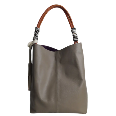 Leah Taupe Women's Leather Handbag