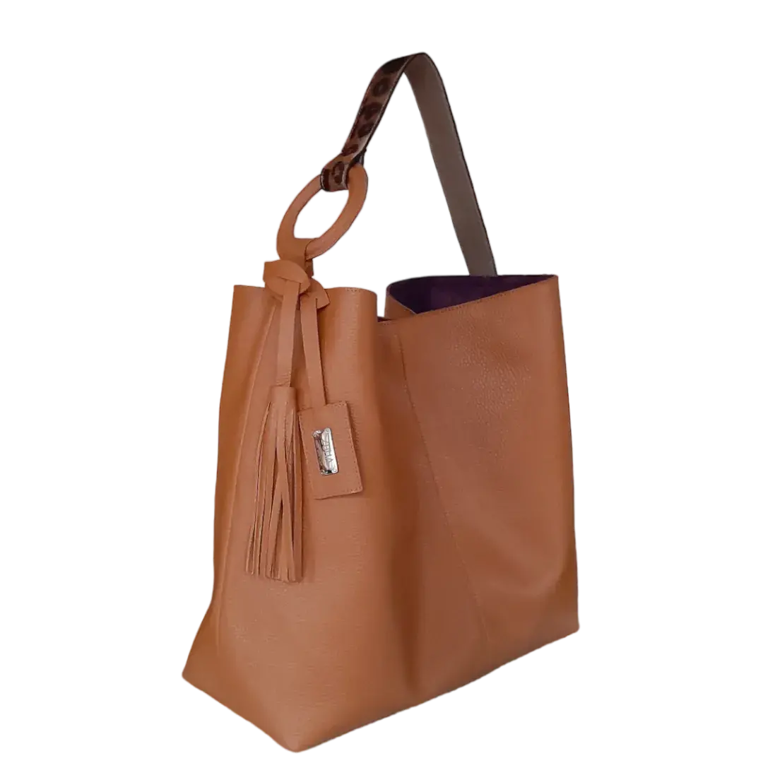 Nora honey women's leather bag