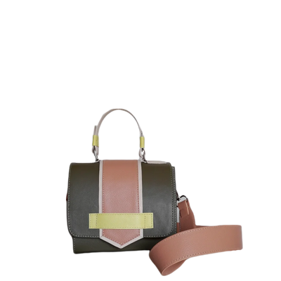 Loren Women's Leather Handbag Olive Green