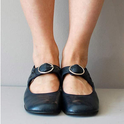 Karen® | Wedge Leather Orthopedic Buckle Sandals