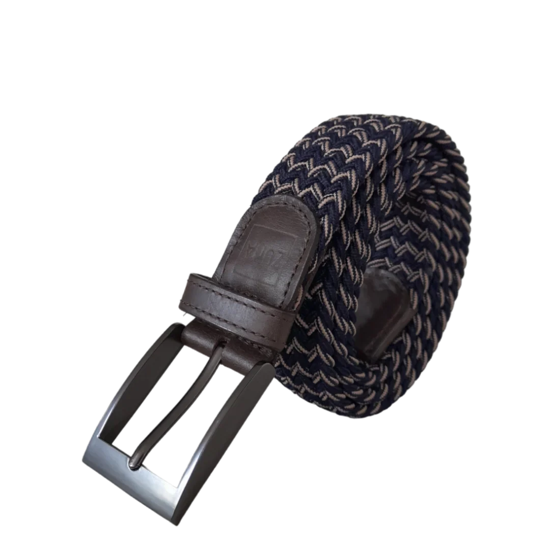 ZUHA brand braided rope belt for men