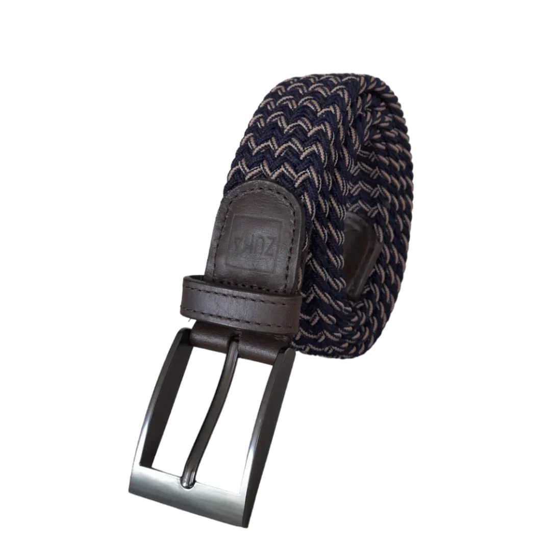 ZUHA brand braided rope belt for men