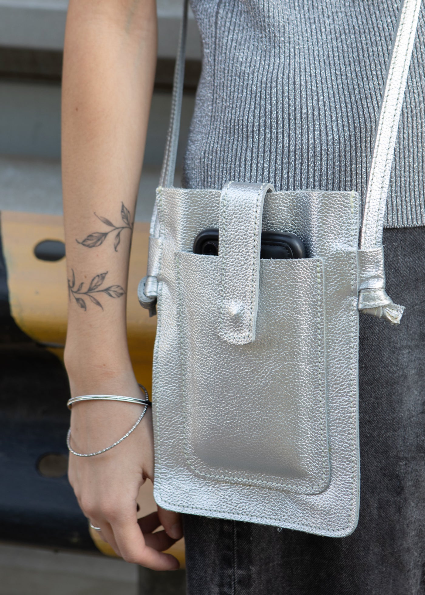 Monse silver wallet