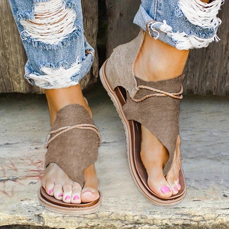 Casandra® | Boho Animal Print Sandals