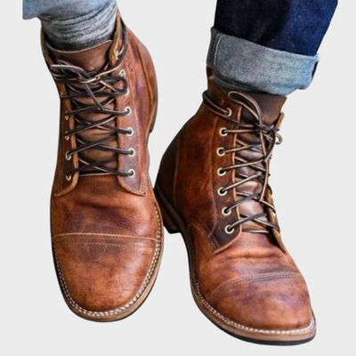 Aiden  | Leather Ankle Boots