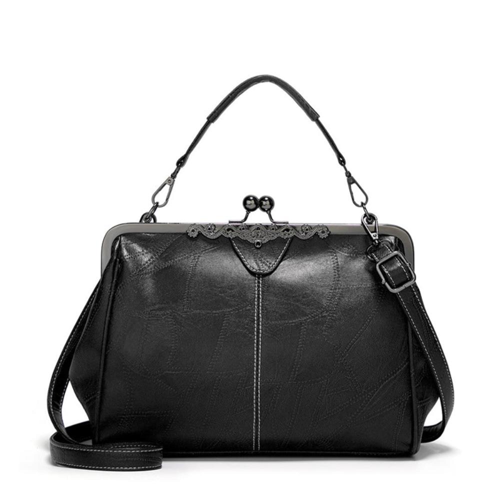 Vintage kiss lock handbag