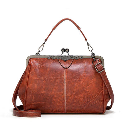 Vintage kiss lock handbag