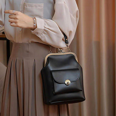 Vintage Kiss Lock Bag - Grace's Retro Chic Essential