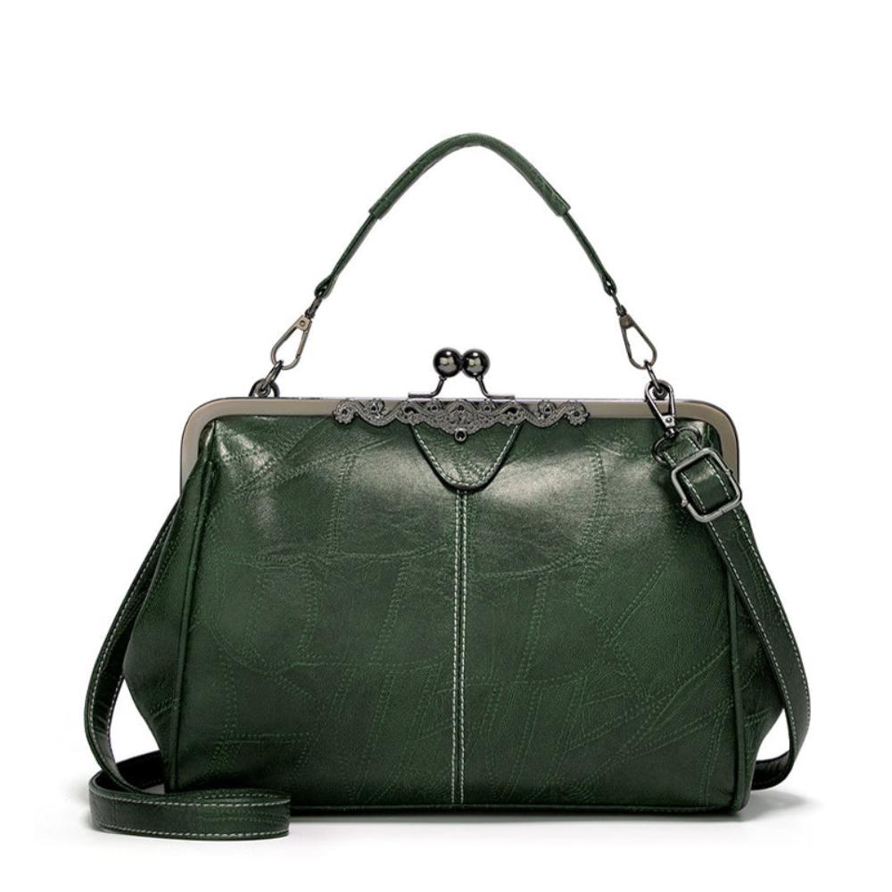 Vintage kiss lock handbag