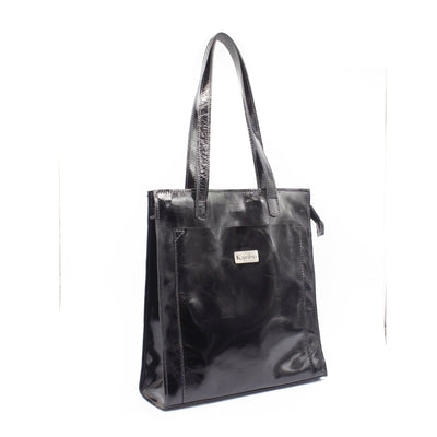 Maria Black Patent Leather Wallet